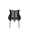 Chic Amoria corset et string - Noir
