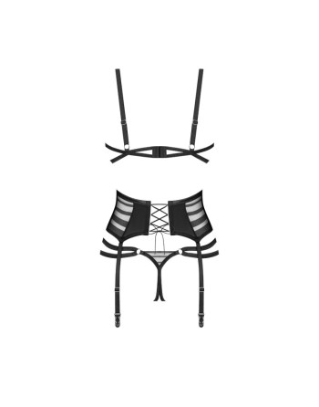 Lune Bellis ensemble ouvert 3 pièces - Noir