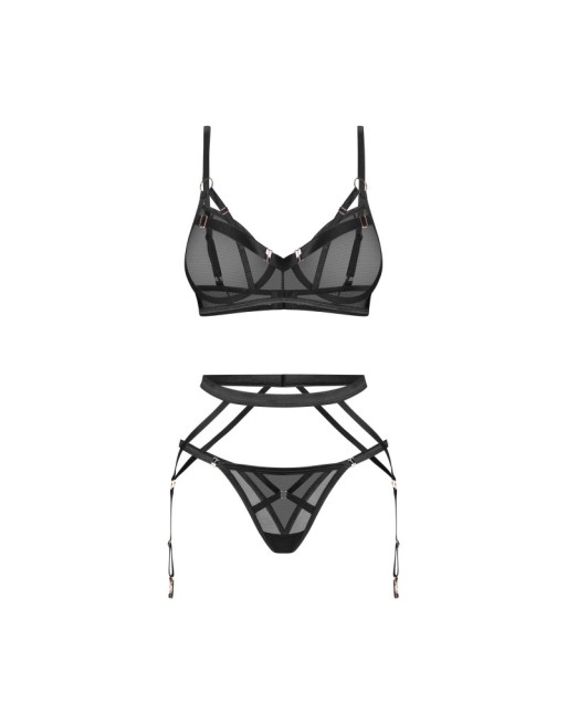Euridia ensemble 3 pièces - Noir Euridia ensemble 3 pièces - Noir