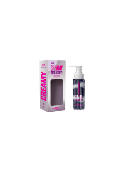 Creamy attraction - Crème et gel de massage embrassable à la mûre Creamy attraction - Crème et gel de massage embrassable à la mûre
