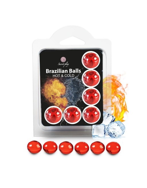 6 Brazilian Balls Cold Hot effect 3629-1 6 Brazilian Balls Cold Hot effect 3629-1