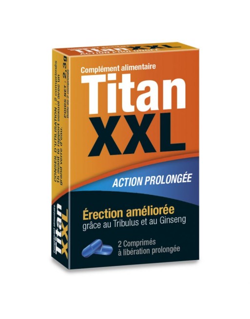 Titan XXL Homme - 2 gélules Titan XXL Homme - 2 gélules