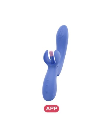 FORTEXA - Vibromasseur à doigt oscillant pour le citoris et le point G avec contrôle via une application 