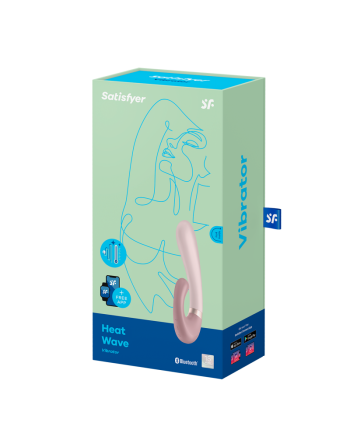 Heat Wave Connect App - Mauve Stimulateur clitoridien et Vibromasseur point G Satisfyer 
