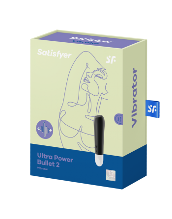 Ultra Power Bullet 2 - Noir Vibromasseur  Satisfyer 