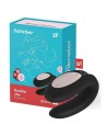Double Joy - Noir Stimulateur connecté pour couple Satisfyer 