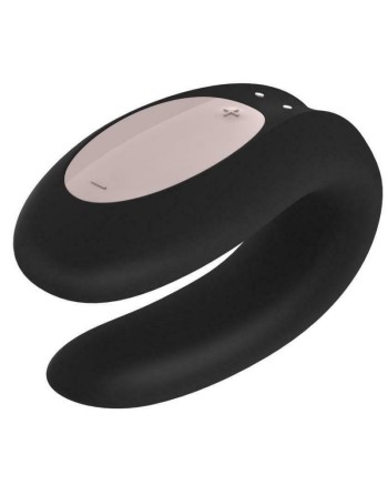 Double Joy - Noir Stimulateur connecté pour couple Satisfyer 