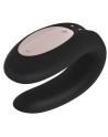 Double Joy - Noir Stimulateur connecté pour couple Satisfyer 