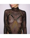 Harnais de poitrine triangle et chaines Gold
