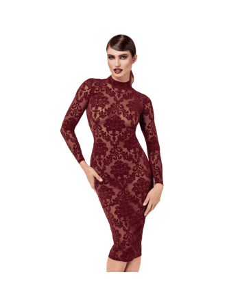 F384 Kink Royal Robe mi-longue