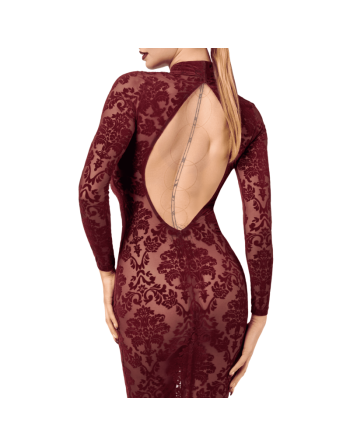 F384 Kink Royal Robe mi-longue