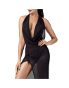 F373 Onyx Robe longue liquide