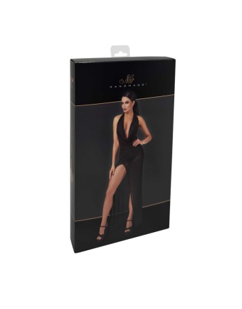 F373 Onyx Robe longue liquide