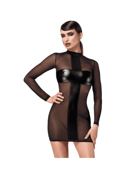 F369 Crossfire Mini Robe en maille et wetlook