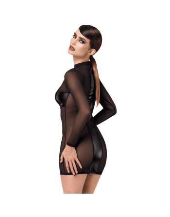 F369 Crossfire Mini Robe en maille et wetlook