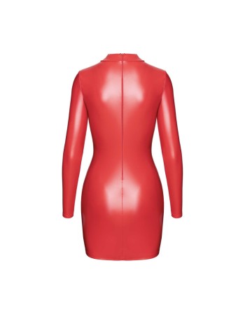 F367 Bombshell Robe Moulante ouverte Red